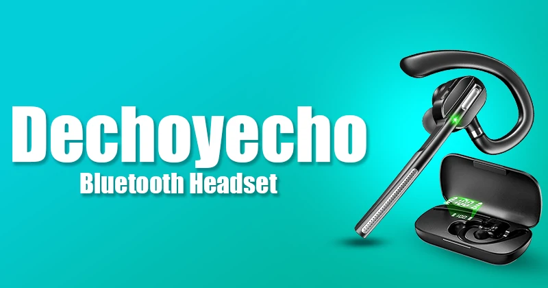 How to Connect Dechoyecho Bluetooth Headset v5.1