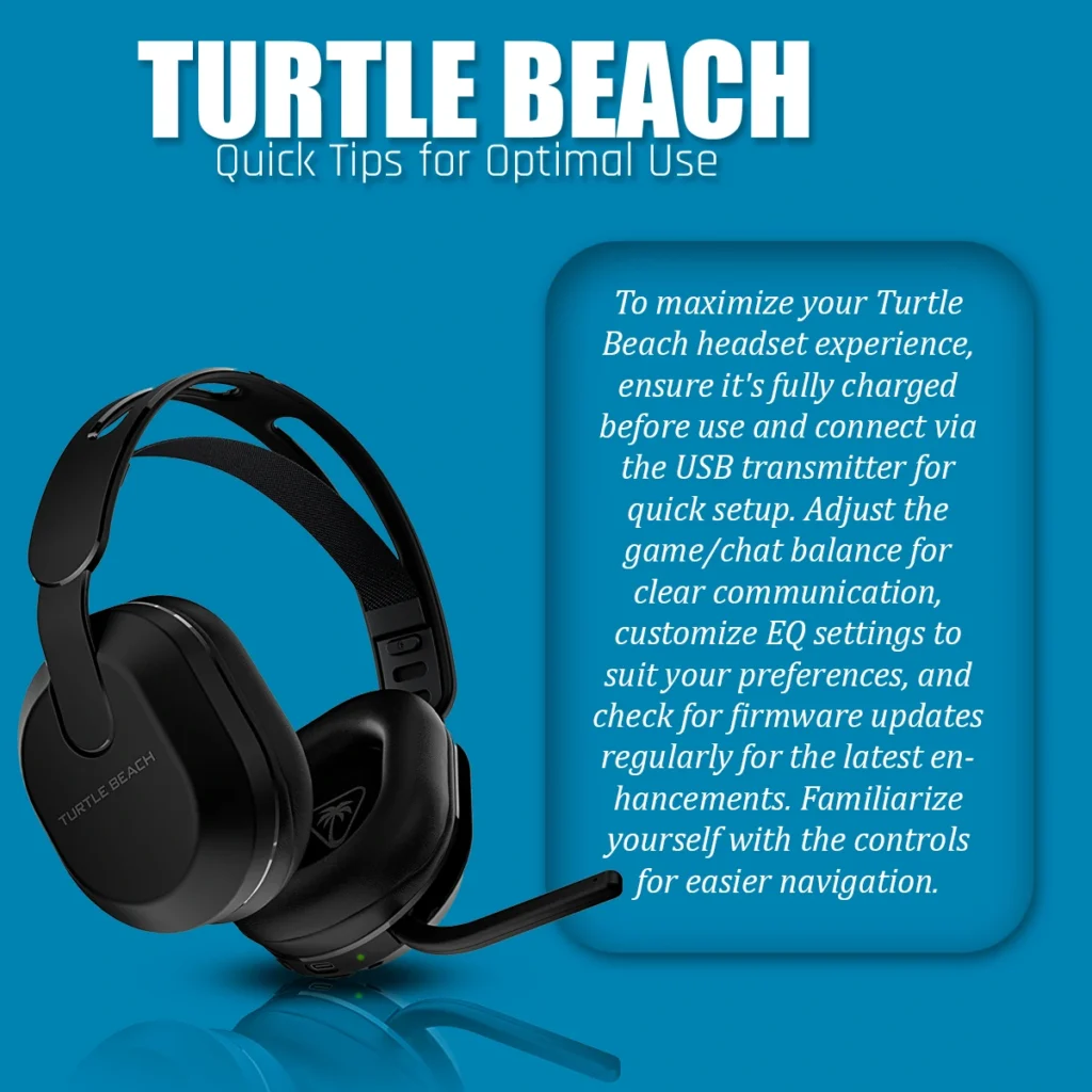 Maintain tips How to Connect Turtle Beach Headset to Xbox, PS, PC, & Phone