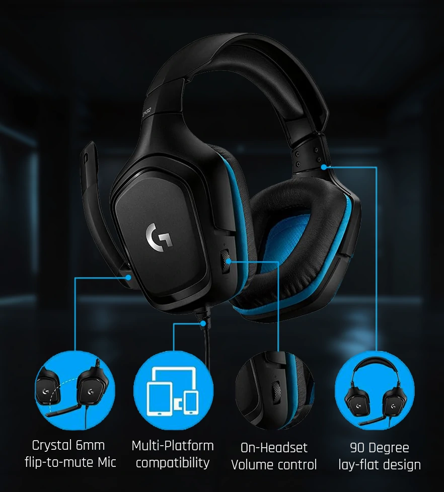 Logitech G432 Gaming Headset 